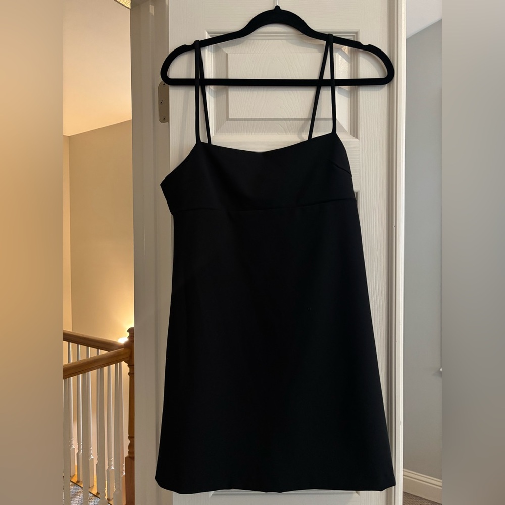 Zara Black Mini dress with pockets